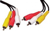 Cabluri si conectica - CABLU 3X3RCA TATA 5M CABLE-521/5