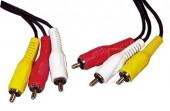Cabluri si conectica - CABLU 3X3RCA TATA CABLE-521/2 2M        