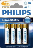Componente electronice - BATERII R6 1.5V ULTRA ALKALINE AA PHILIPS / GP 
