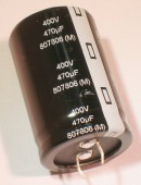 Componente electronice - Condensator electrolitic 470mF 400V, Rubycon