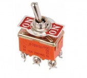Componente electronice - INTRERUP. METAL ON/ON 15A 250V 6PINI E-TEN1321 