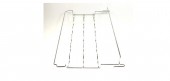 Piese frigidere - Raft metalic sticle 58.5x34.5cm combina frigorifica Beko RDNE535E20DZM